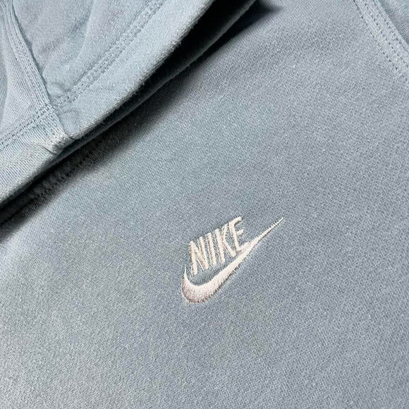 NIKE BABY BLUE CLASSIC HOODIE - (XS-S) - Picture 3 of 4